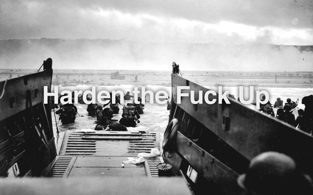 Soldiers Landing On Normandy Aerial Photograph