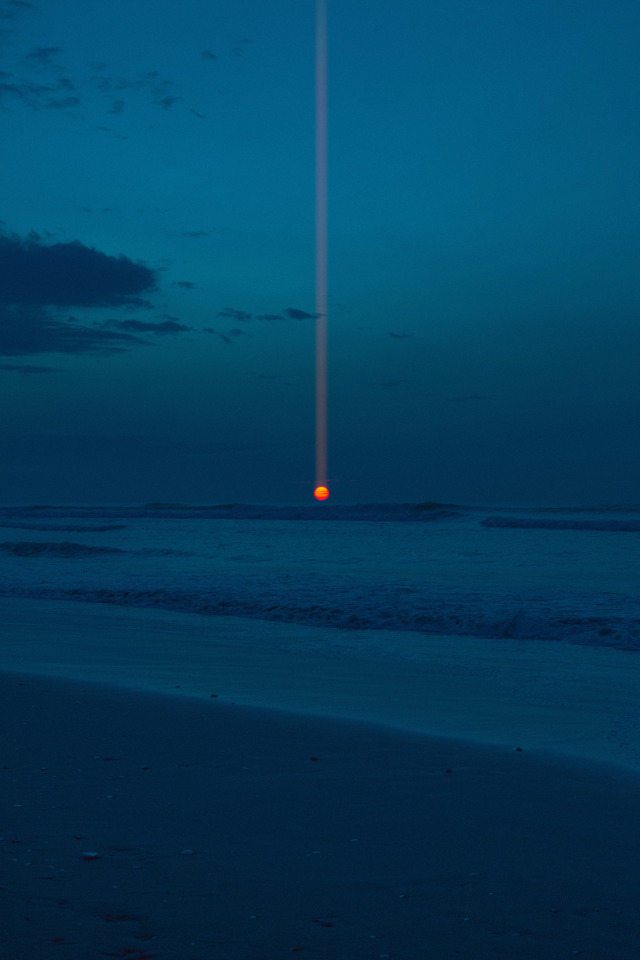 Vertical Landscape Sunset Ocean Seascape