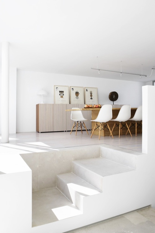 Minimalist Living Room Interior Photography