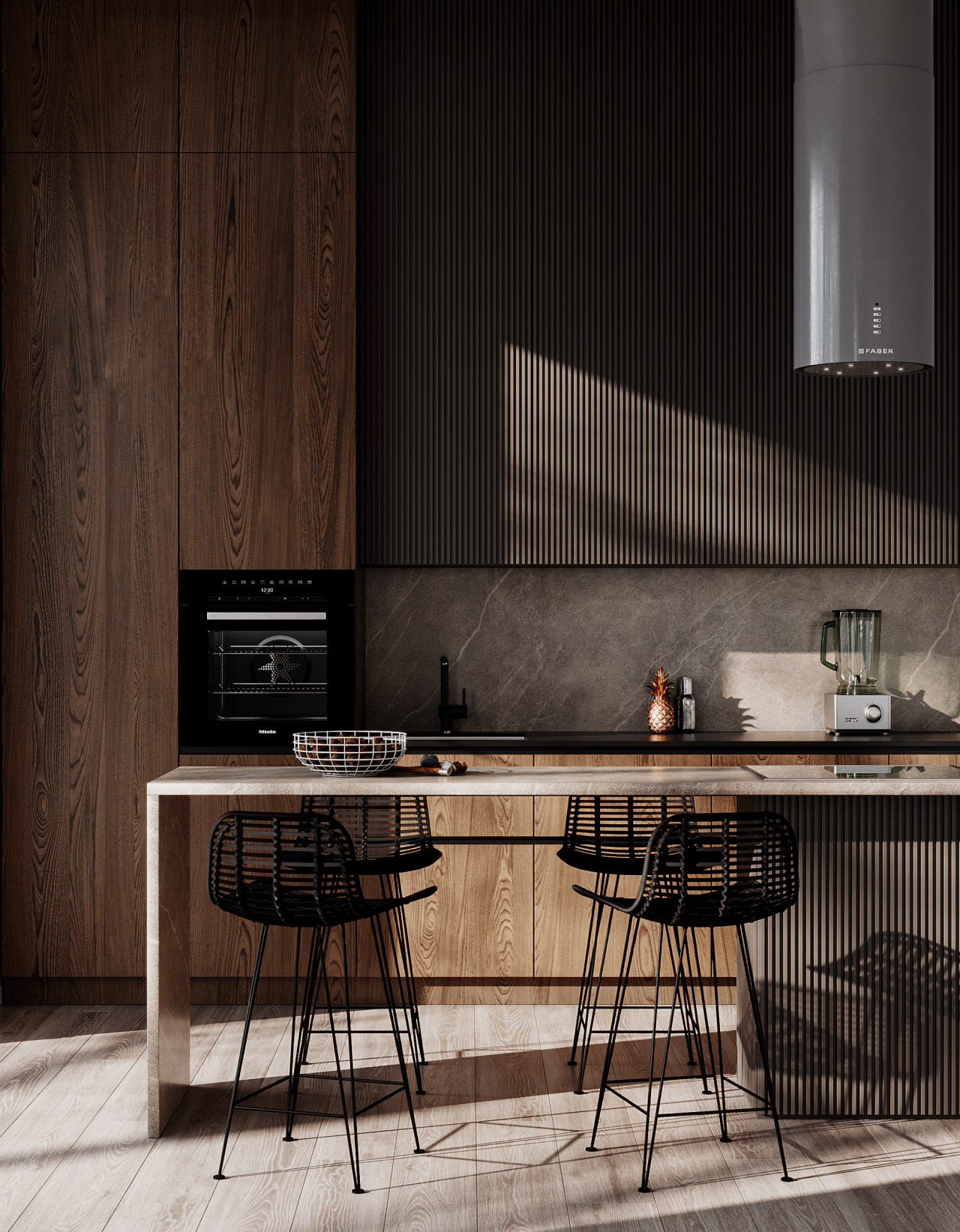 Scandinavian-style Kitchen Interior Photography