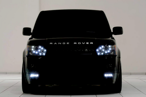 Luxury Range Rover Sport Night Cityscape