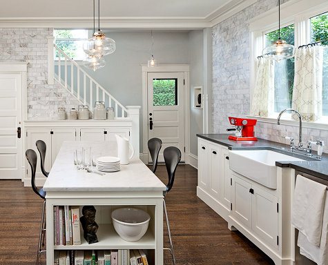 Cozy Farmhouse Kitchen Interior Photography