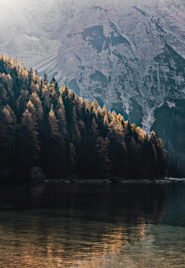 Autumn Landscape Reflection Mountain Lake