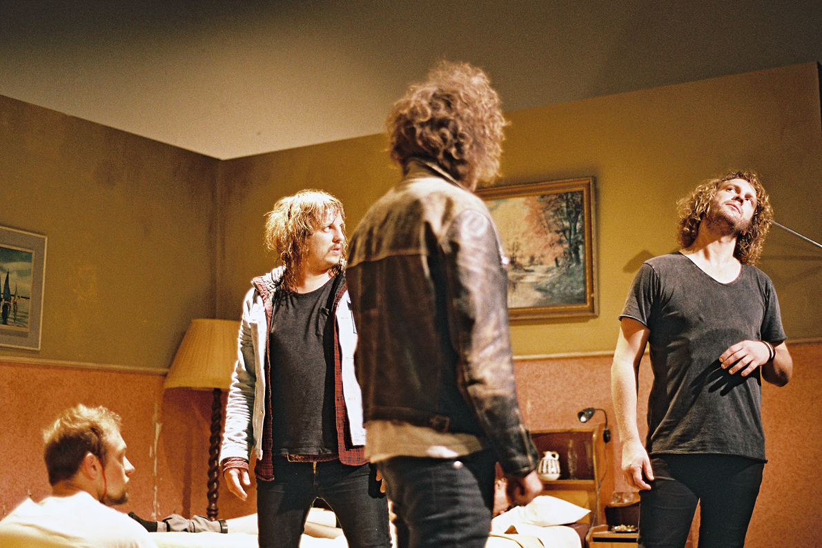 Lively Band Rehearsal In Cozy Living Room