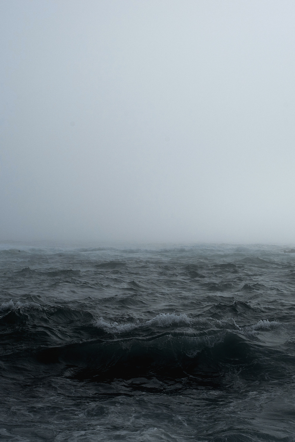 Stormy Seascape Ocean Boat Photography