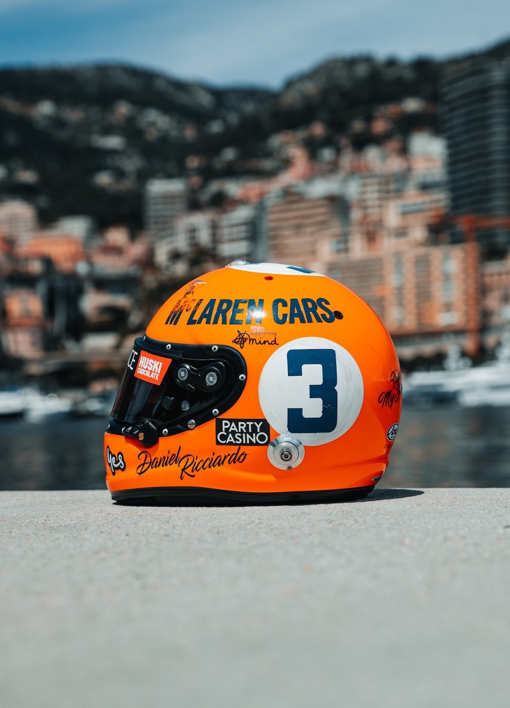 Mountain Village Racing Helmet Still Life