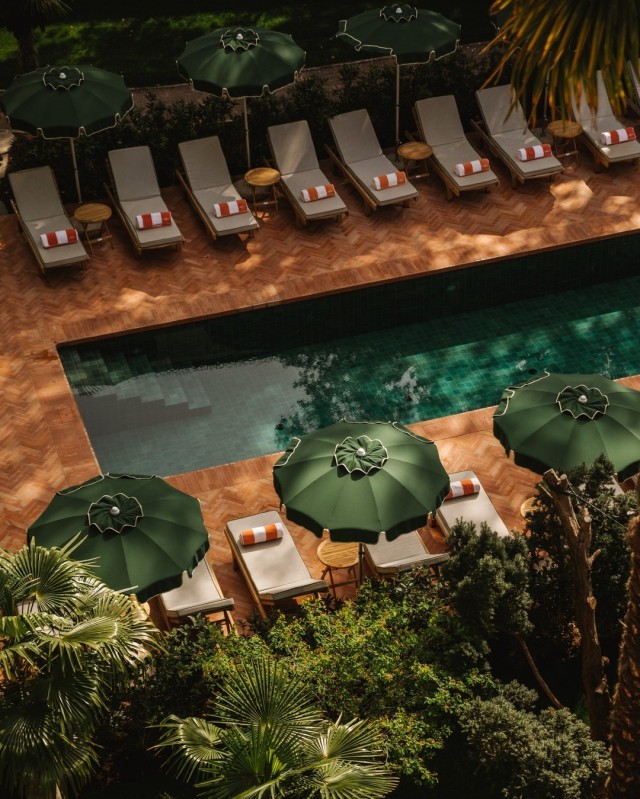 Tropical Resort Pool Landscape