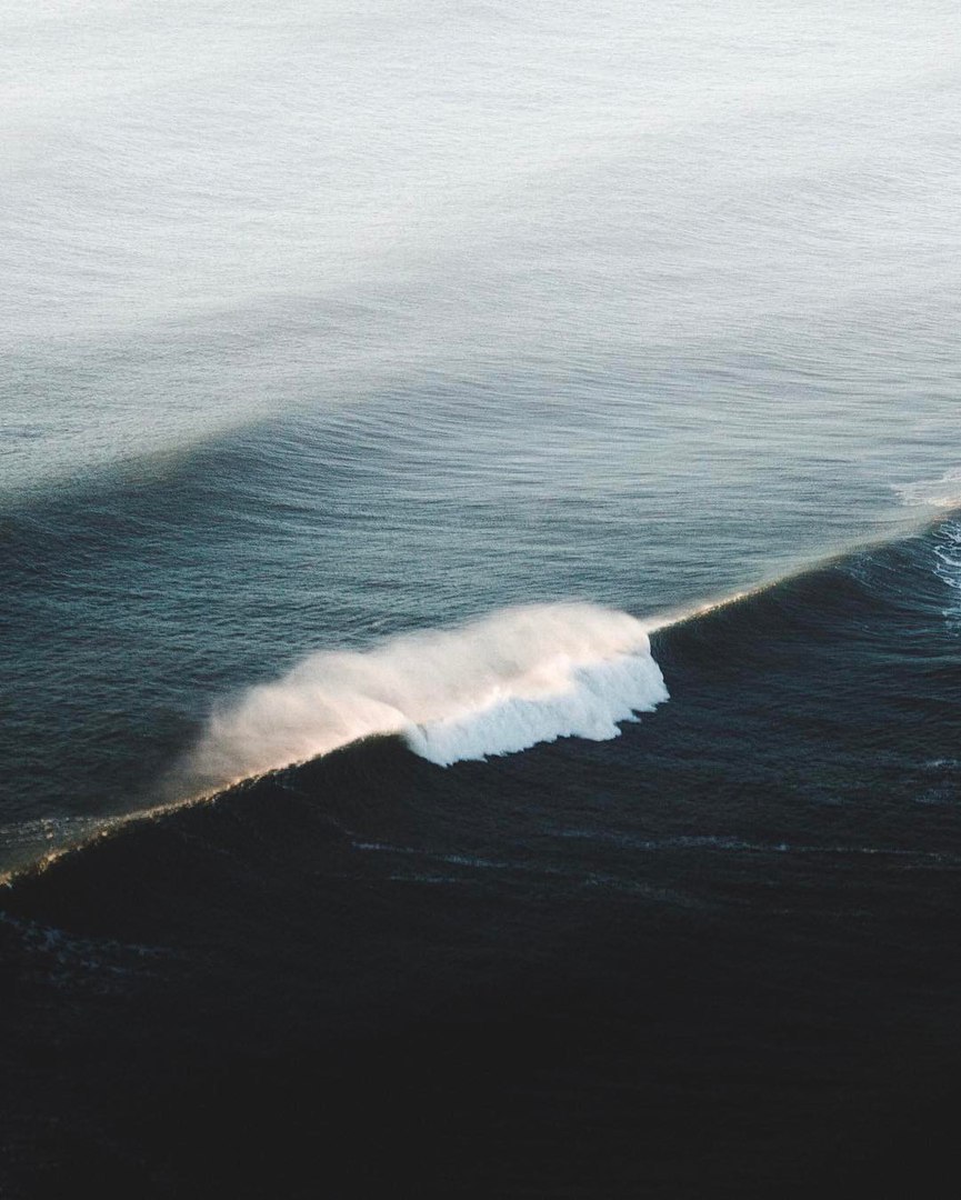 Ocean Wave Crashing Coastal Landscape
