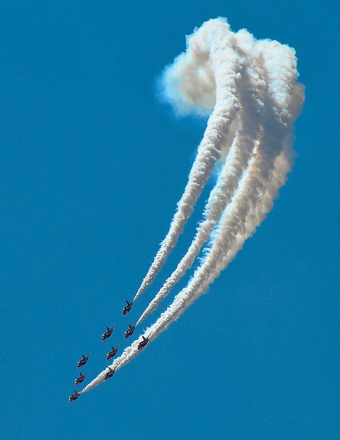 Aerial Aircraft Takeoff Runway View
