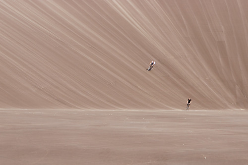 Desert Dunes Landscape Aerial Photography