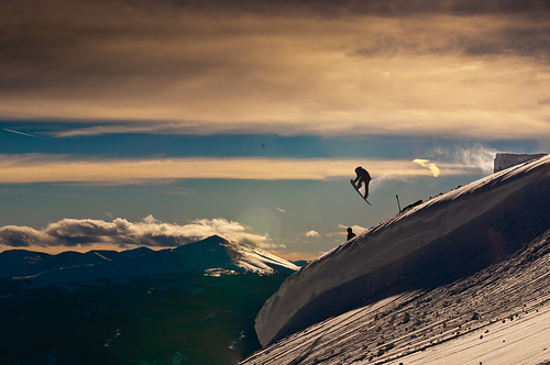 Mountainous Alpine Ridge Landscape Trekking