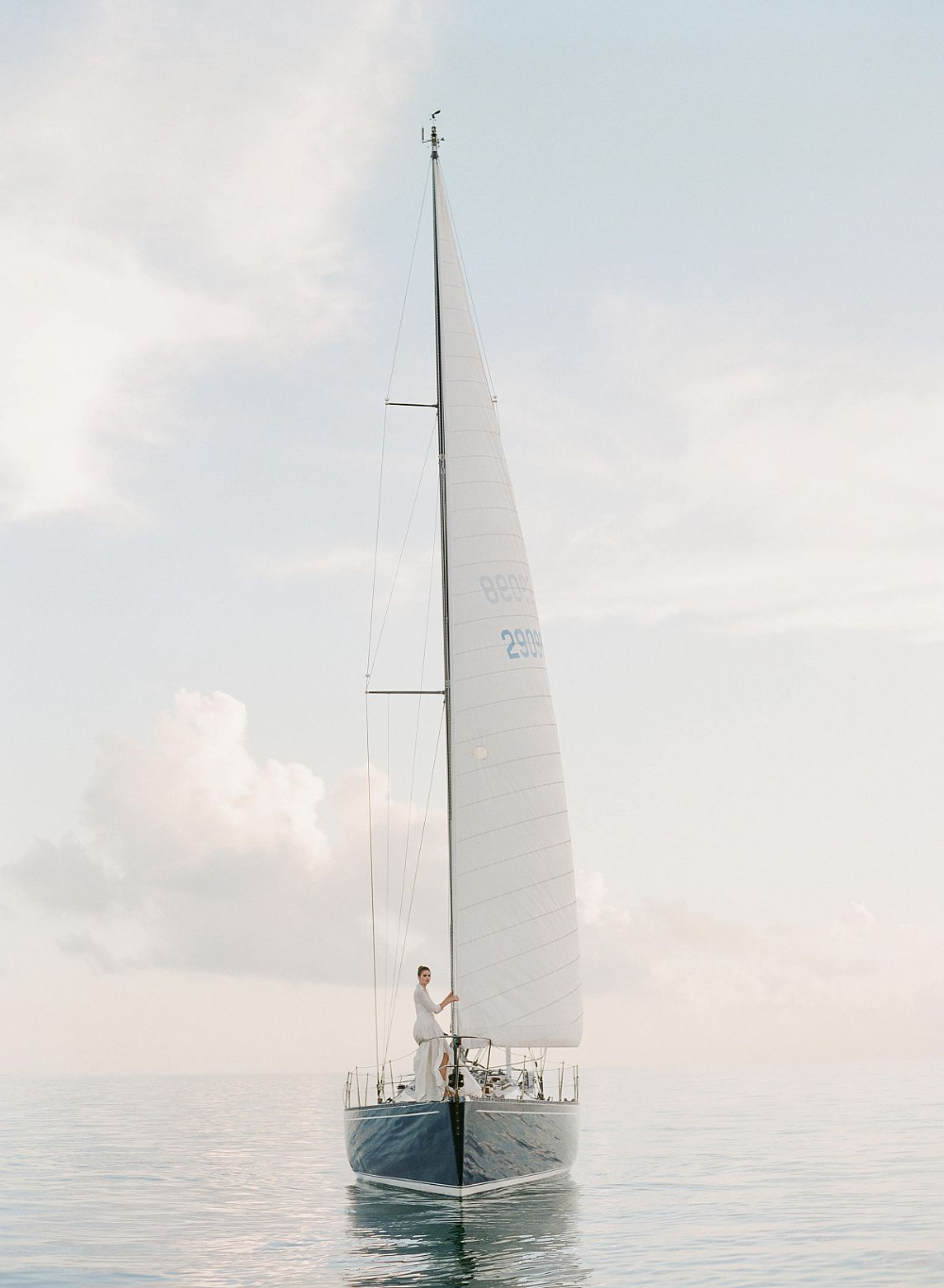 Sailboat Landscape Photography Ocean View