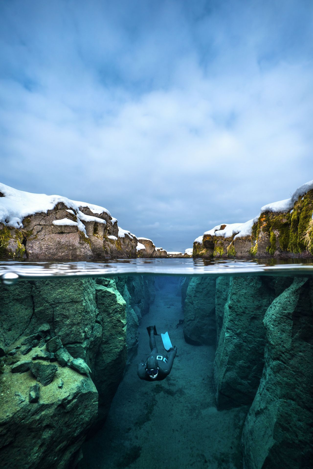 Frozen Underwater Landscape Photography
