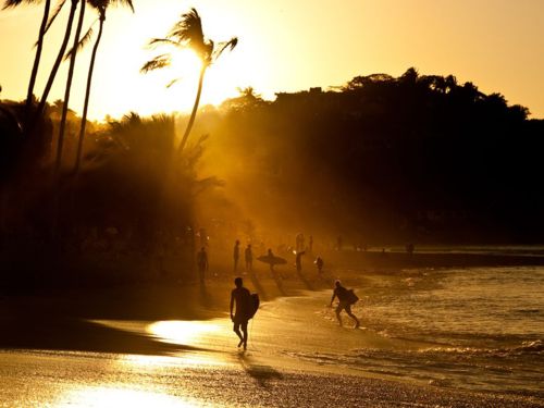 Tropical Beach Sunset Landscape Photography