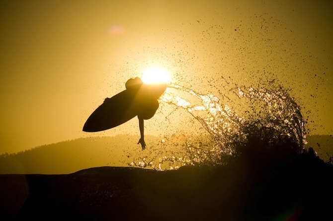 Sunset Seascape Ocean Waves Cliff Photography