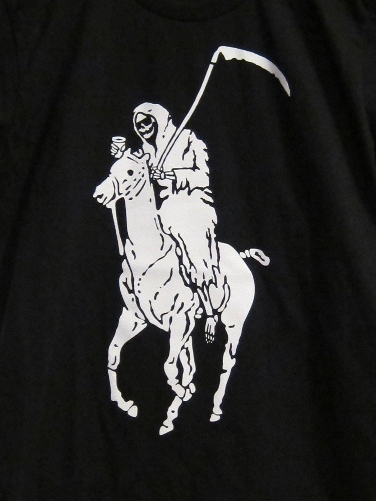 Ghostly Horseman Silhouette Forest Landscape