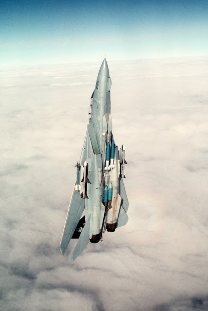 Fighter Jet Takeoff Aerial Photograph