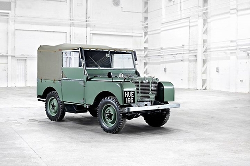 Rugged Green Land Rover Countryside Landscape