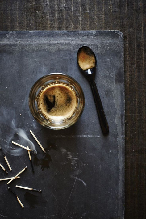 Moody Kitchen Counter Coffee Still Life