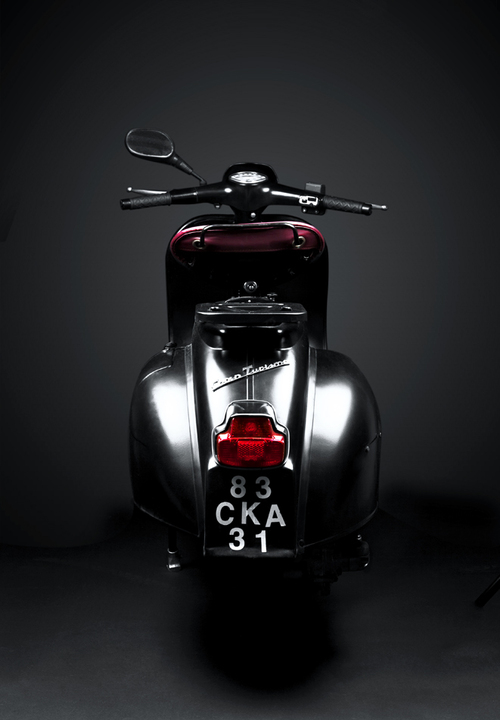 Classic Motorcycle Urban Night Photography