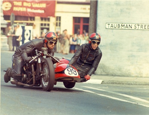 City Street Sidecar Racing Action Photos