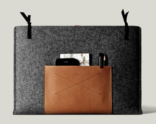 Desk Organizer And Leather Folio Still Life