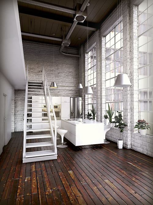 Rustic Converted Warehouse Interior Photography