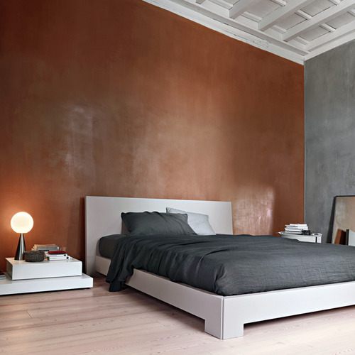 Warm Toned Modern Bedroom Interior