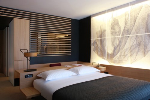 Modern Hotel Room Minimalist Nature Decor