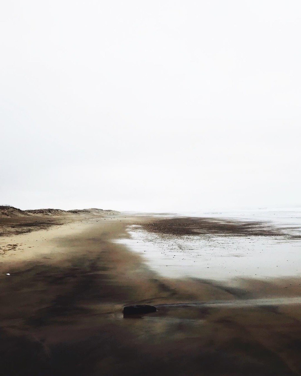 Low Tide Sandy Beach Tidal Flats Coastal Landscape