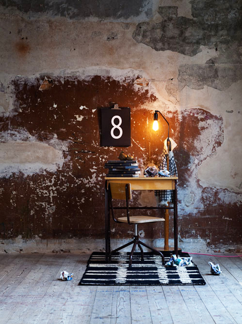 Vintage Basement Workspace Photography