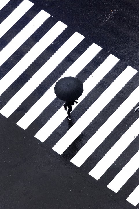 Urban Zebra Crossing Landscape Photography