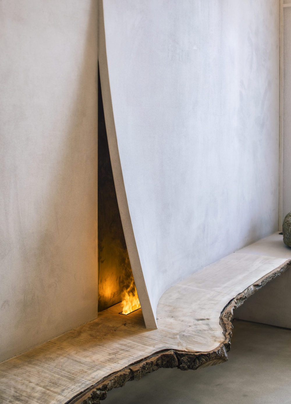 Cozy Fireplace Interior Home Scene