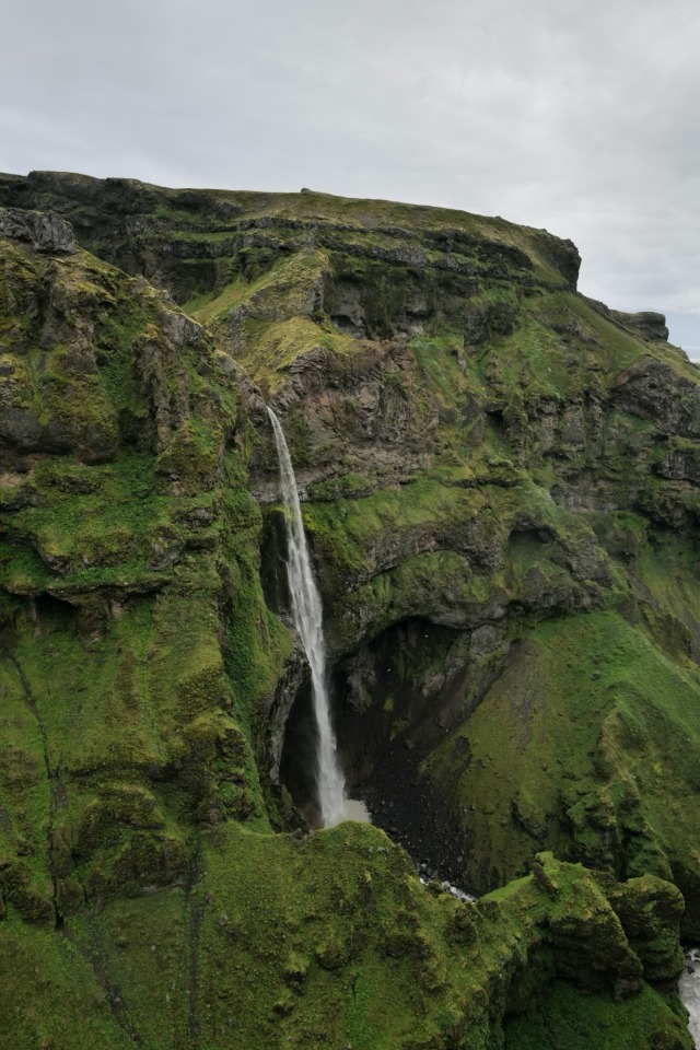 Moss-covered Cliff Landscape Photography